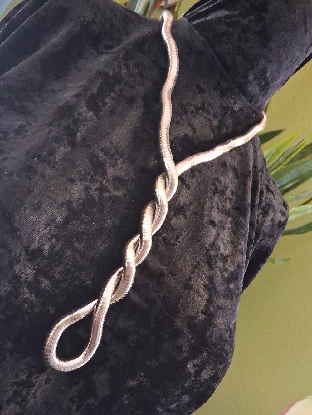 Ross-Simons Silver Twisted Snake Chain Necklace